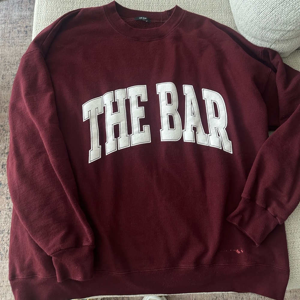 The Bar Varsity Crewneck Sweater